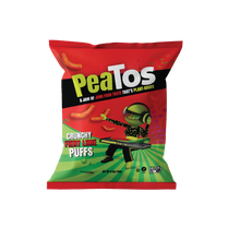 Load image into Gallery viewer, PeaTos Puffs, Fiery Lime, 0.5oz, 15Ct