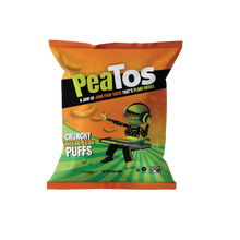 Load image into Gallery viewer, PeaTos Puffs, No Cheese, 0.5oz, 15Ct
