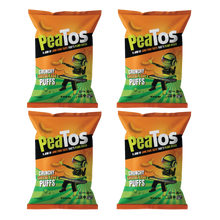 Load image into Gallery viewer, PeaTos Puffs, No Cheese, 3oz, 4Ct
